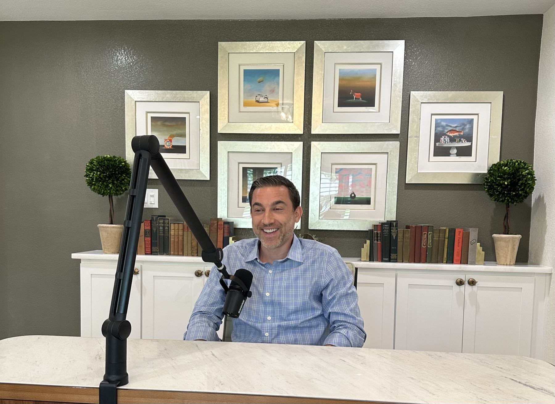 Ben Davis in the Untrapped Entrepreneur studio